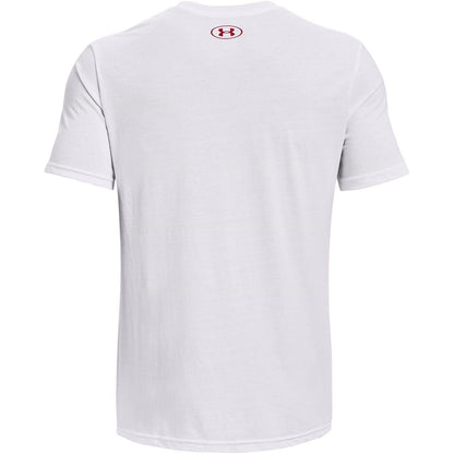 White - Back - Under Armour Mens London Regular T-Shirt