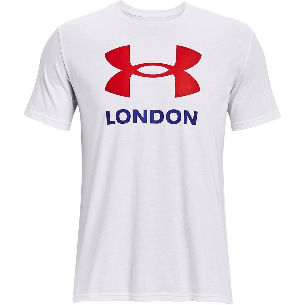 White - Front - Under Armour Mens London Regular T-Shirt