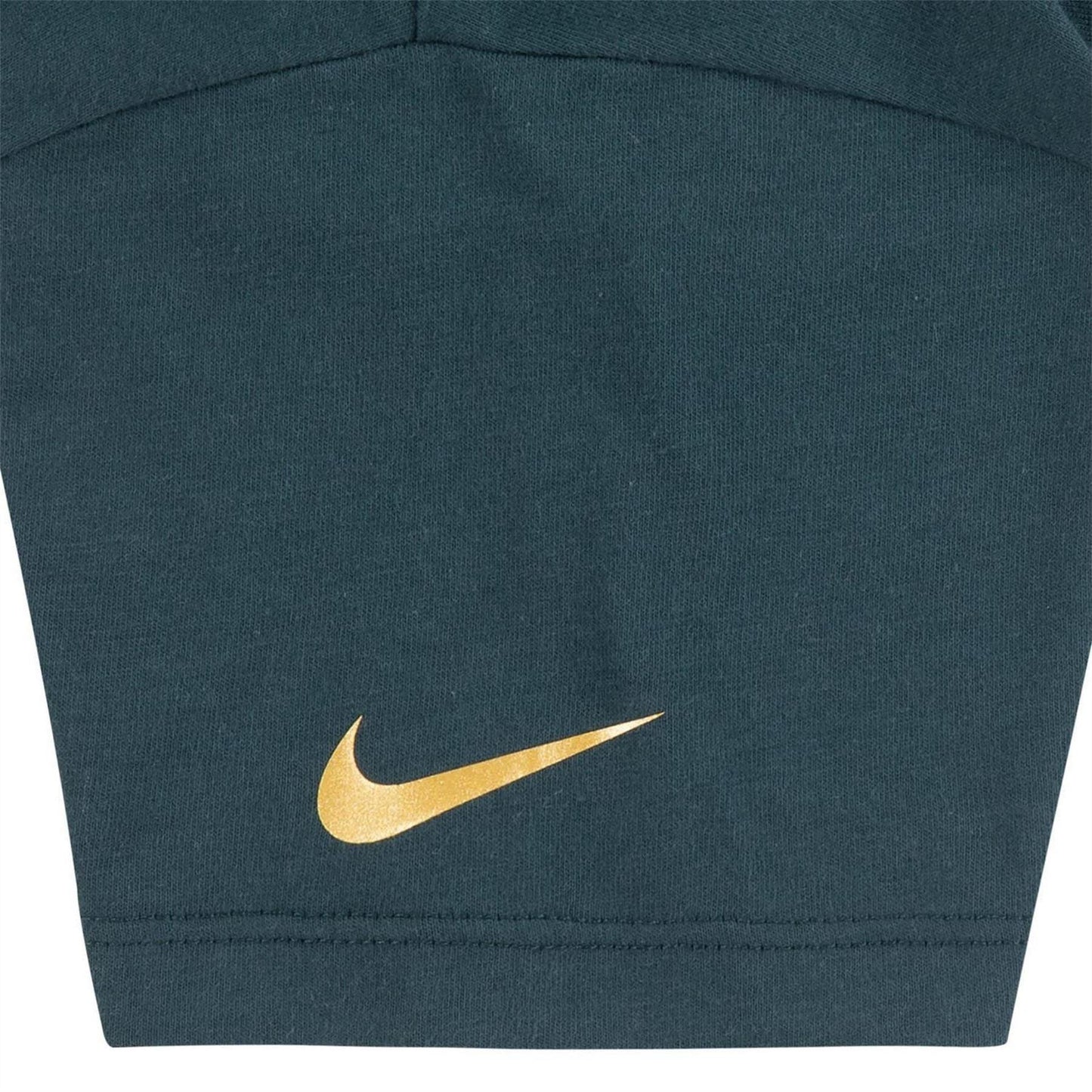 Green - Lifestyle - Nike Childrens-Kids Just Do It Shiny Crop T-Shirt