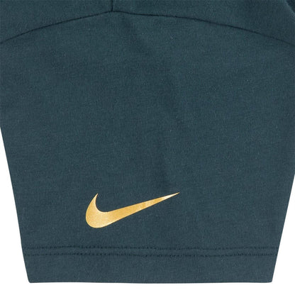 Green - Lifestyle - Nike Childrens-Kids Just Do It Shiny Crop T-Shirt