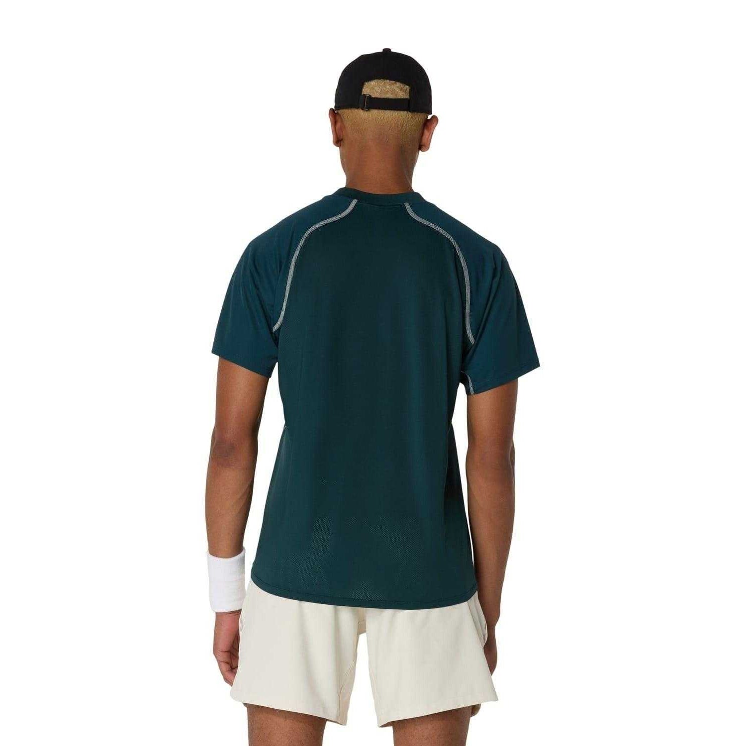 Green - Back - Asics Mens Match Polo Shirt