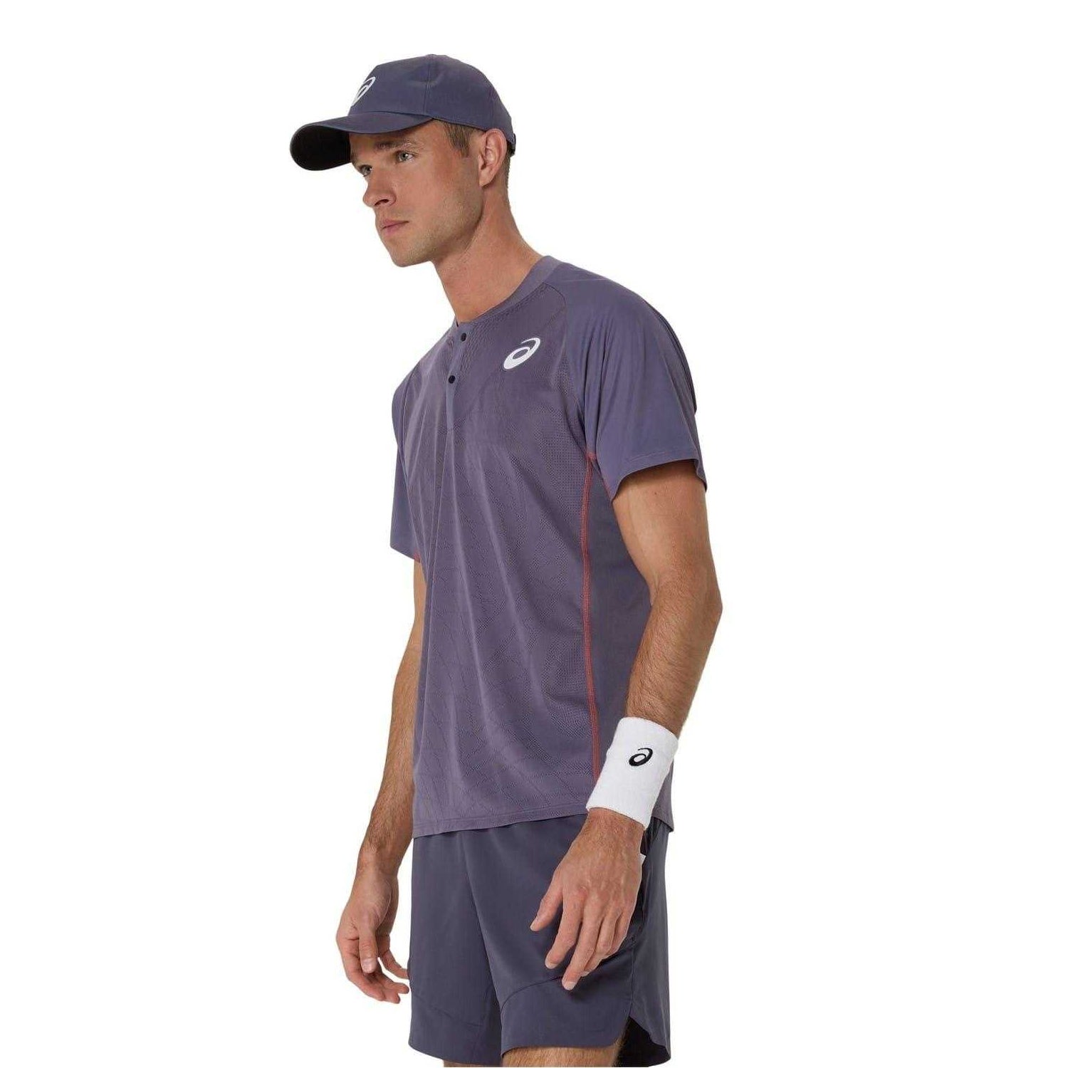 Indigo - Front - Asics Mens Match Polo Shirt