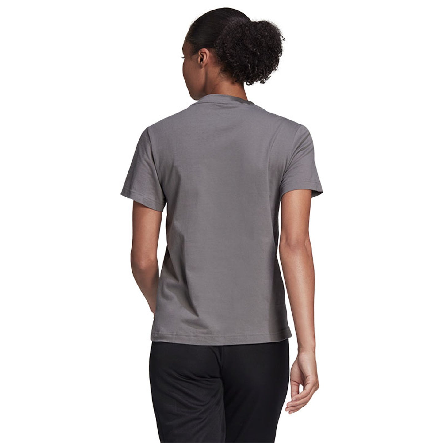 Grey - Back - Adidas Womens-Ladies ENT22 Gym T-Shirt