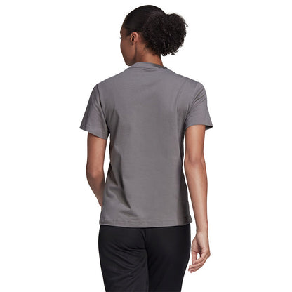 Grey - Back - Adidas Womens-Ladies ENT22 Gym T-Shirt