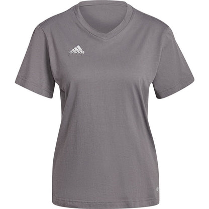 Grey - Front - Adidas Womens-Ladies ENT22 Gym T-Shirt