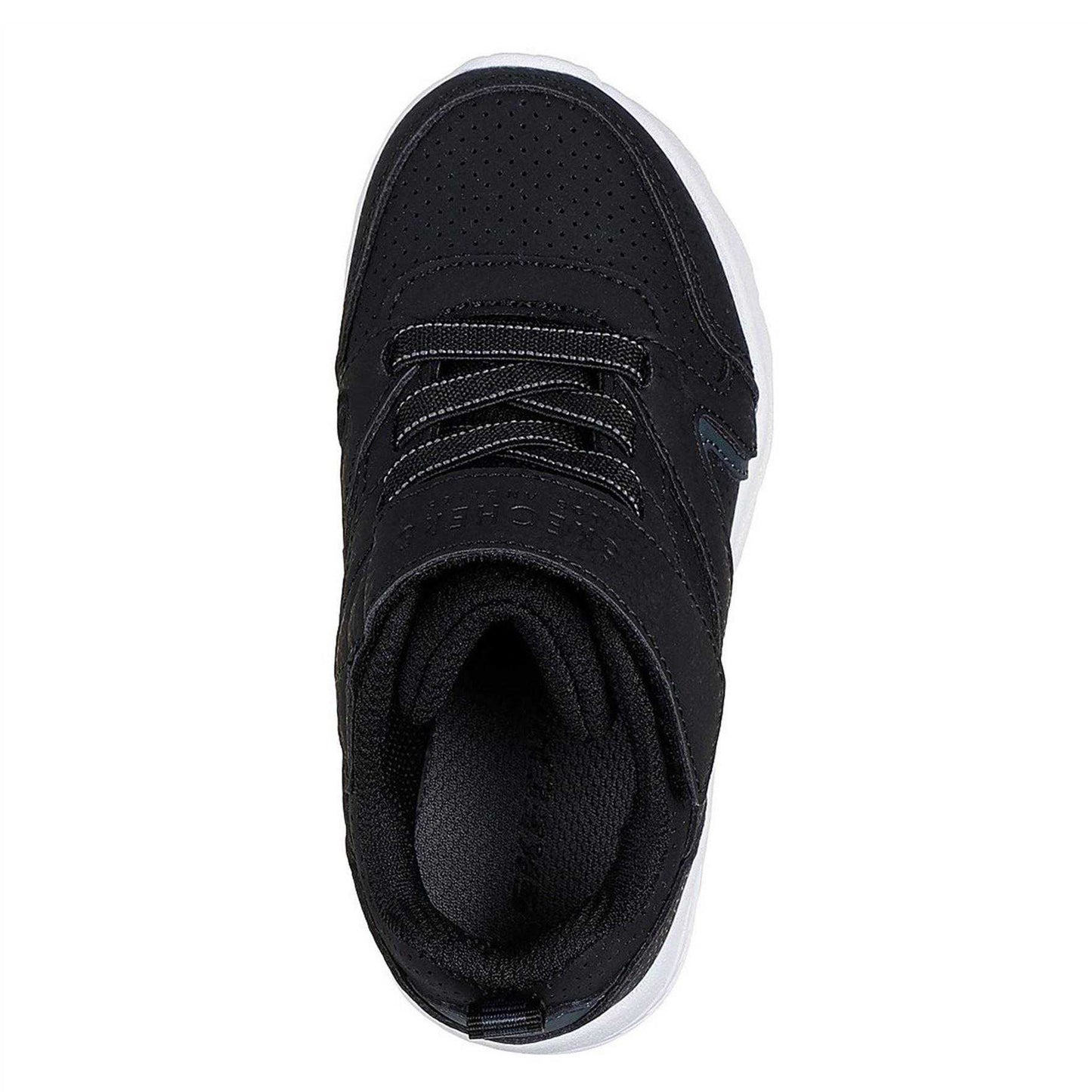 Black-White - Lifestyle - Skechers Boys Wavy Trainers