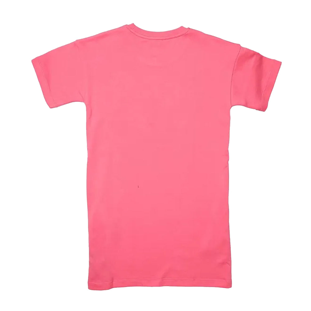 Pink - Back - Moschino Girls Milano T-Shirt Dress