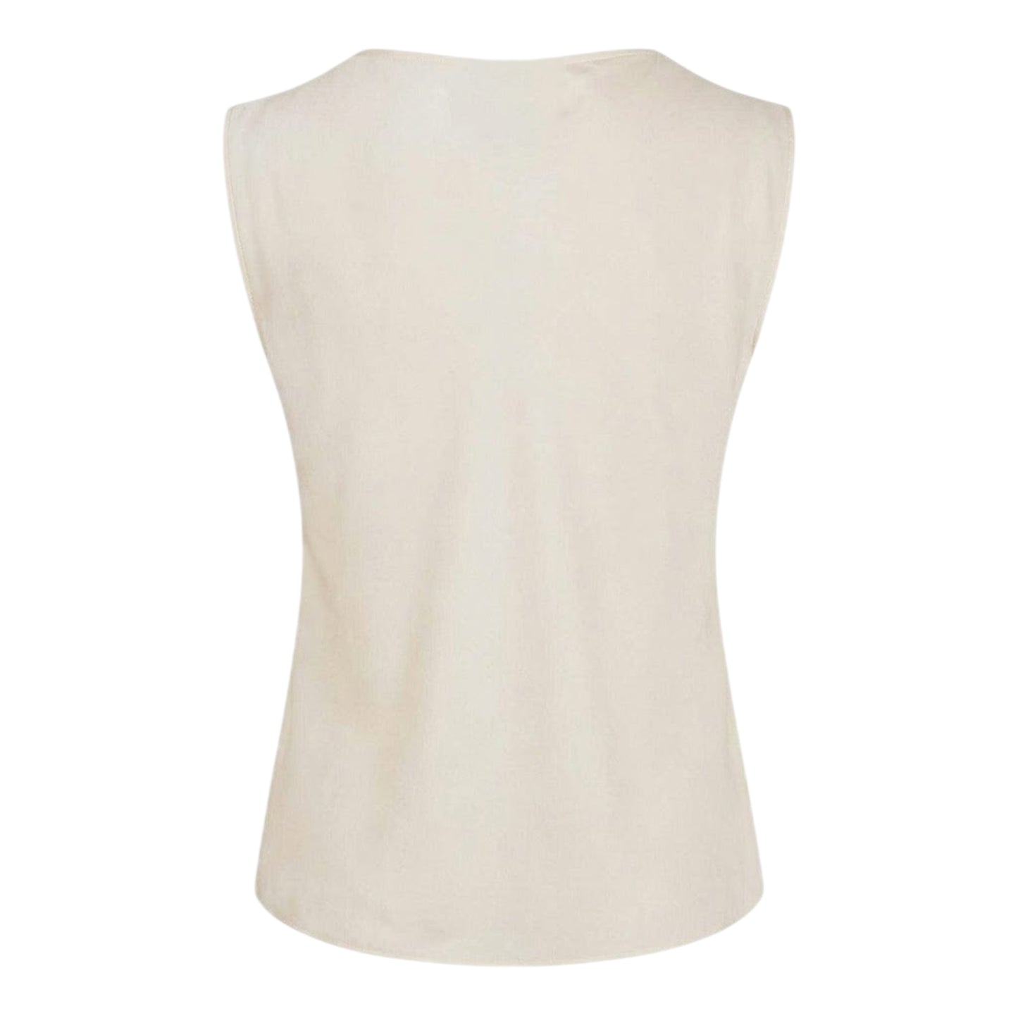 White - Back - Boss Womens-Ladies Shell Cowl Neck Sleeveless Blouse