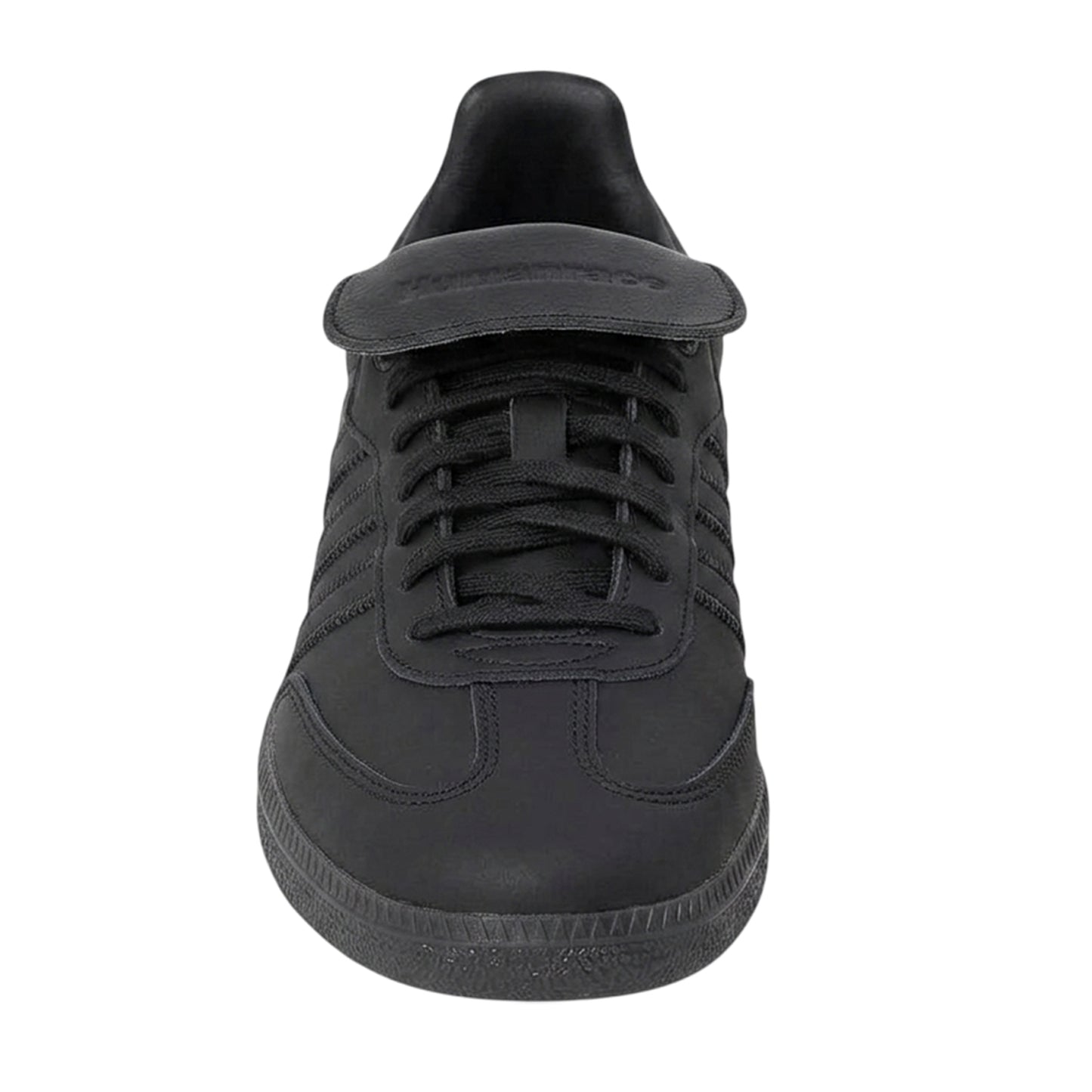 Charcoal - Front - Samba Womens-Ladies Humanrace Samba Leather Trainers