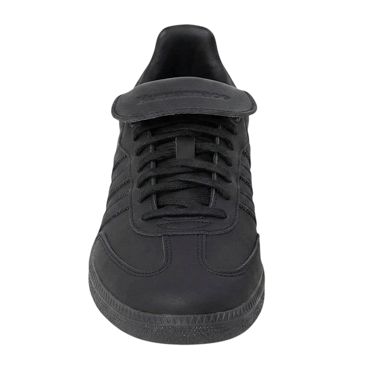 Charcoal - Front - Samba Womens-Ladies Humanrace Samba Leather Trainers