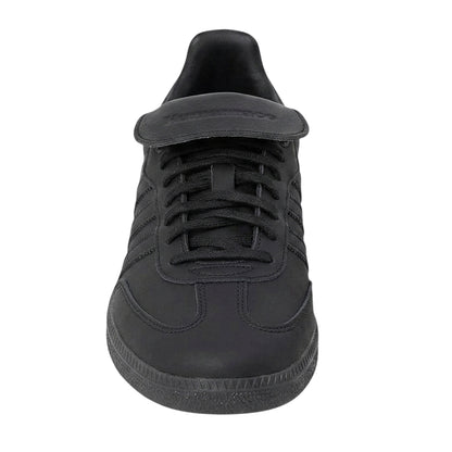 Charcoal - Front - Samba Womens-Ladies Humanrace Samba Leather Trainers