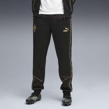 Black - Side - Puma Mens Eusebio 2025 Tracksuit Bottoms