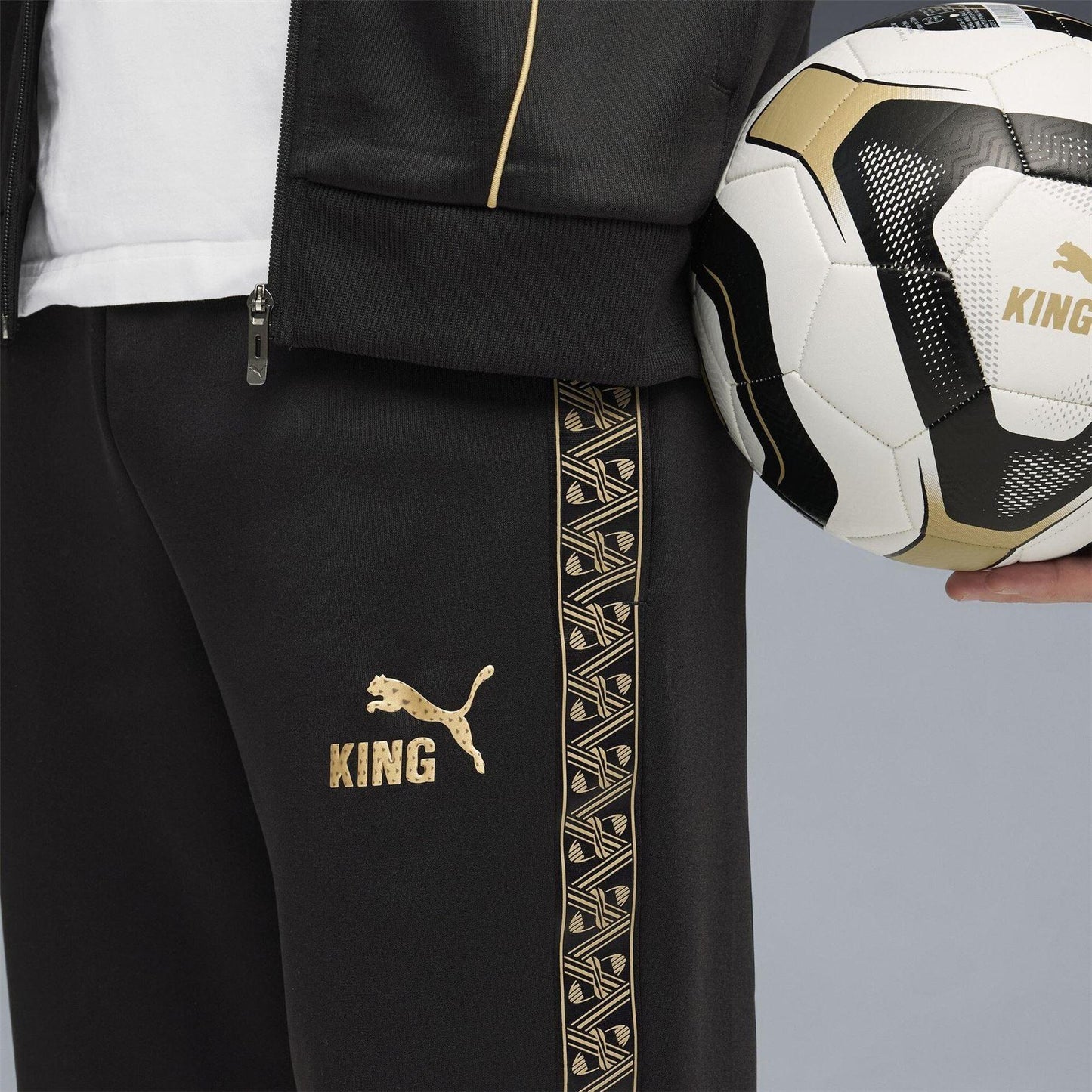 Black - Lifestyle - Puma Mens Eusebio 2025 Tracksuit Bottoms