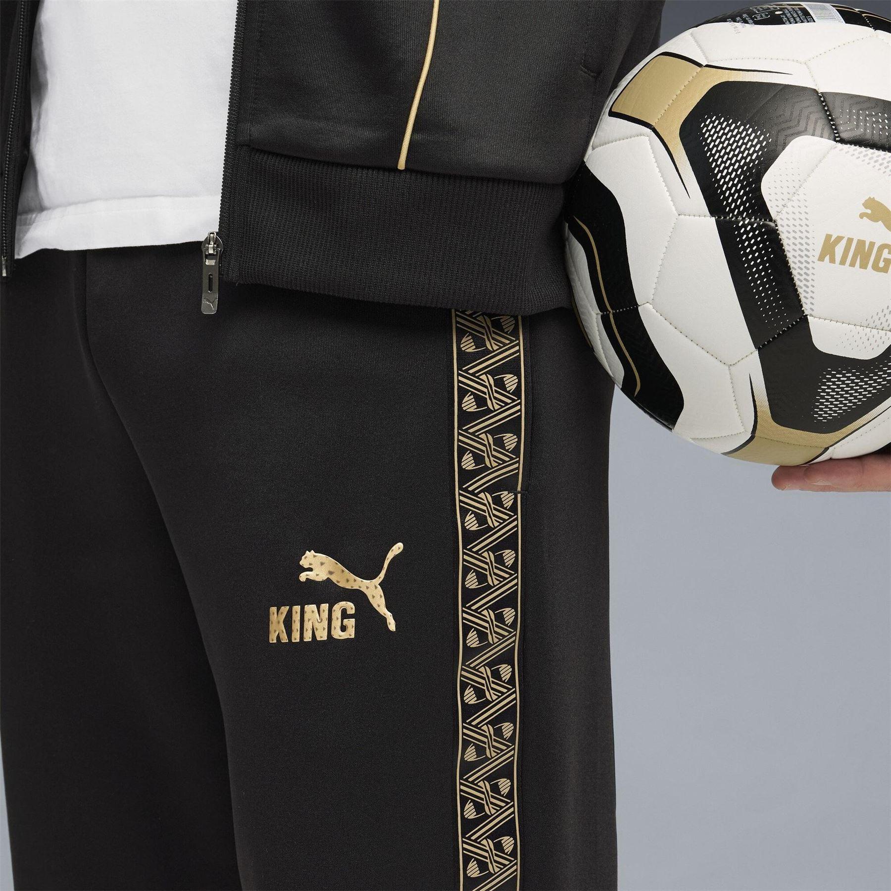 Black - Lifestyle - Puma Mens Eusebio 2025 Tracksuit Bottoms