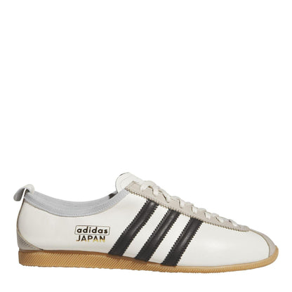White-Black - Front - Adidas Mens Originals Japan Decon Leather Low Cut Trainers