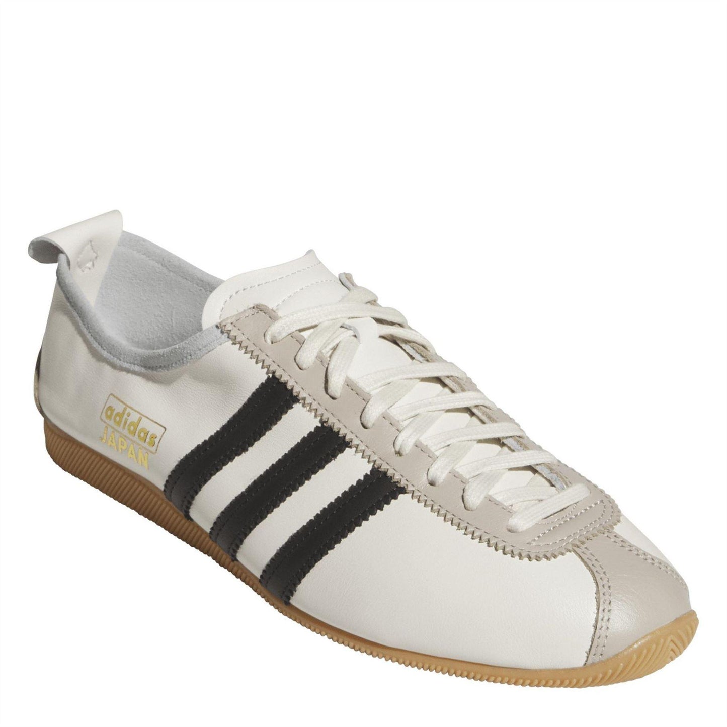 White-Black - Side - Adidas Mens Originals Japan Decon Leather Low Cut Trainers