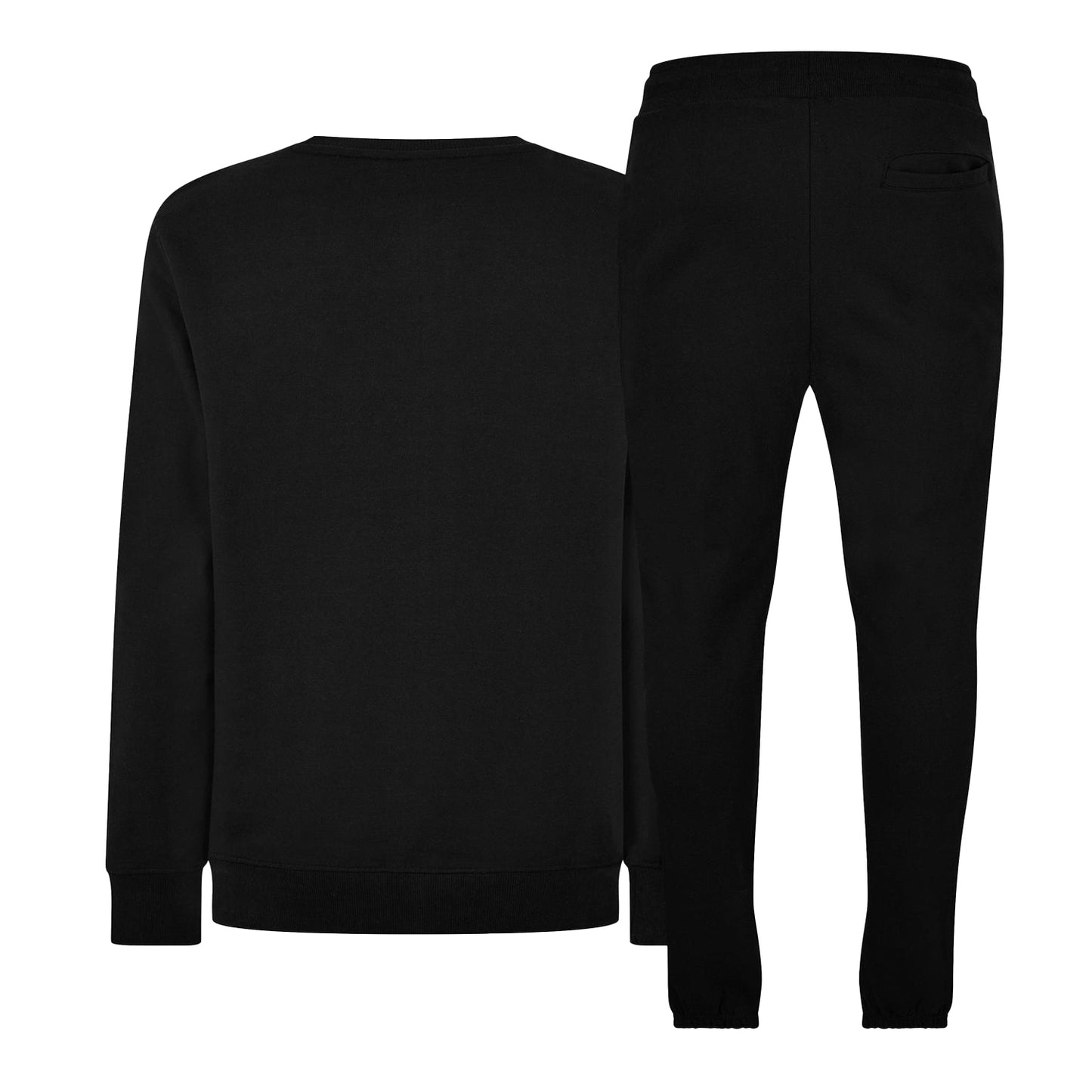 Black - Back - Born Rich Mens Tracksuit