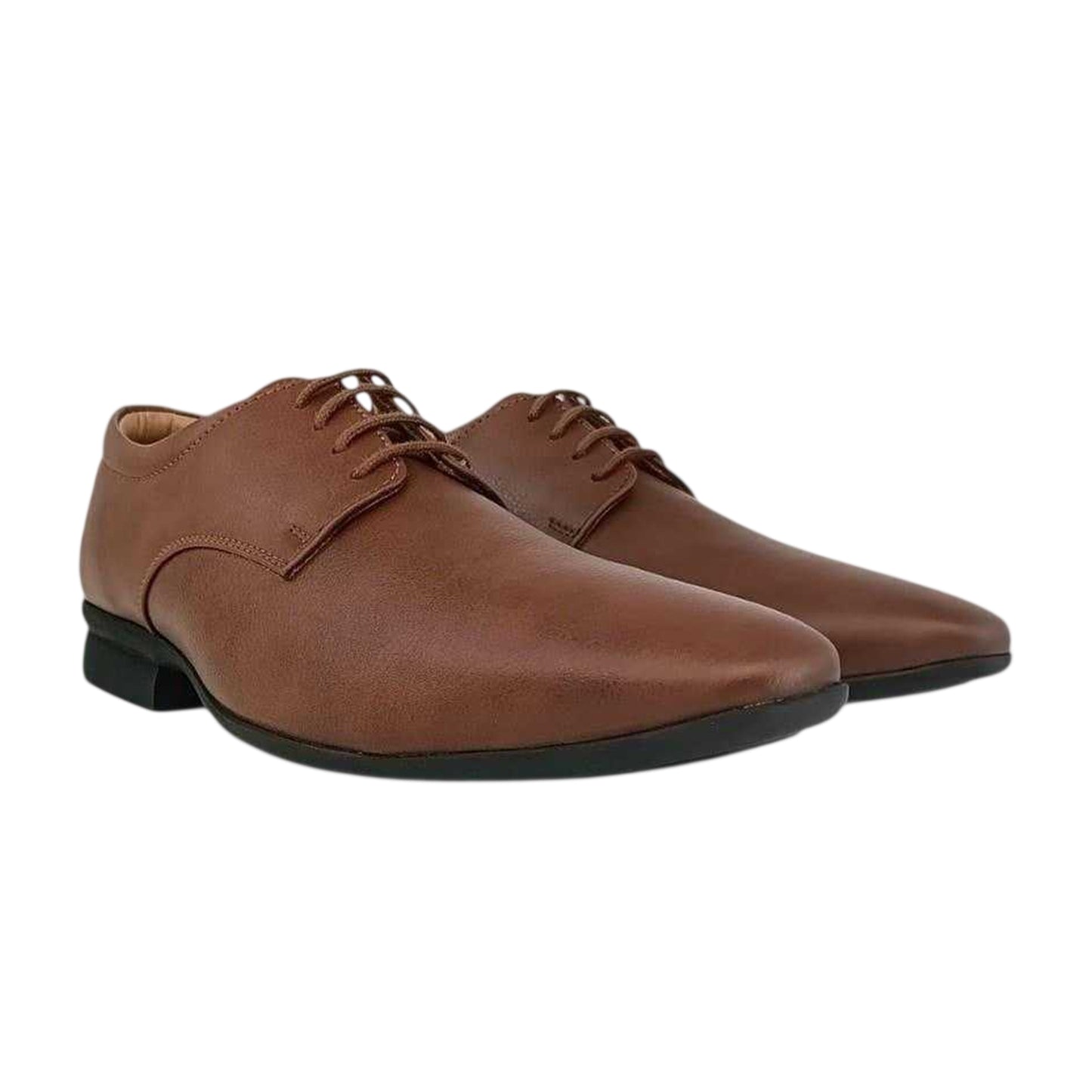 Brown - Front - Firetrap Mens Low Heel Formal Shoes