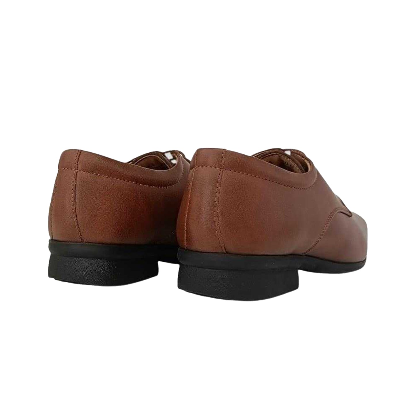 Brown - Back - Firetrap Mens Low Heel Formal Shoes