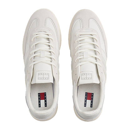 Ecru-Grey - Lifestyle - Tommy Jeans Unisex Adult Greenwich Leather Shoes