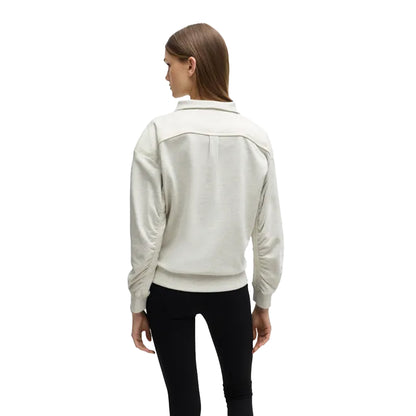 White - Back - Boss Womens-Ladies C_Ehybra Hybrid Regular Sweatshirt