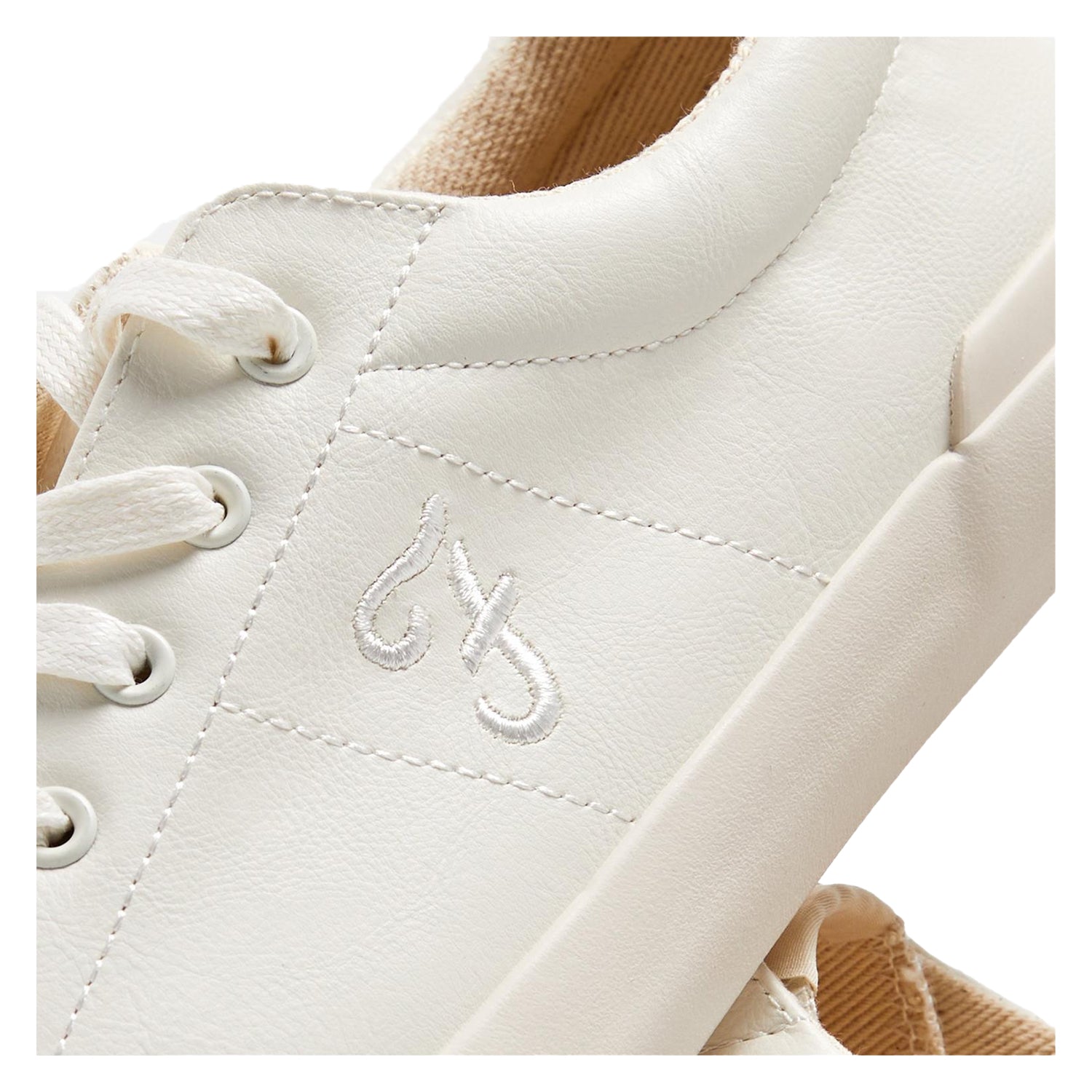 White - Lifestyle - Farah Mens Low Cut Shoes