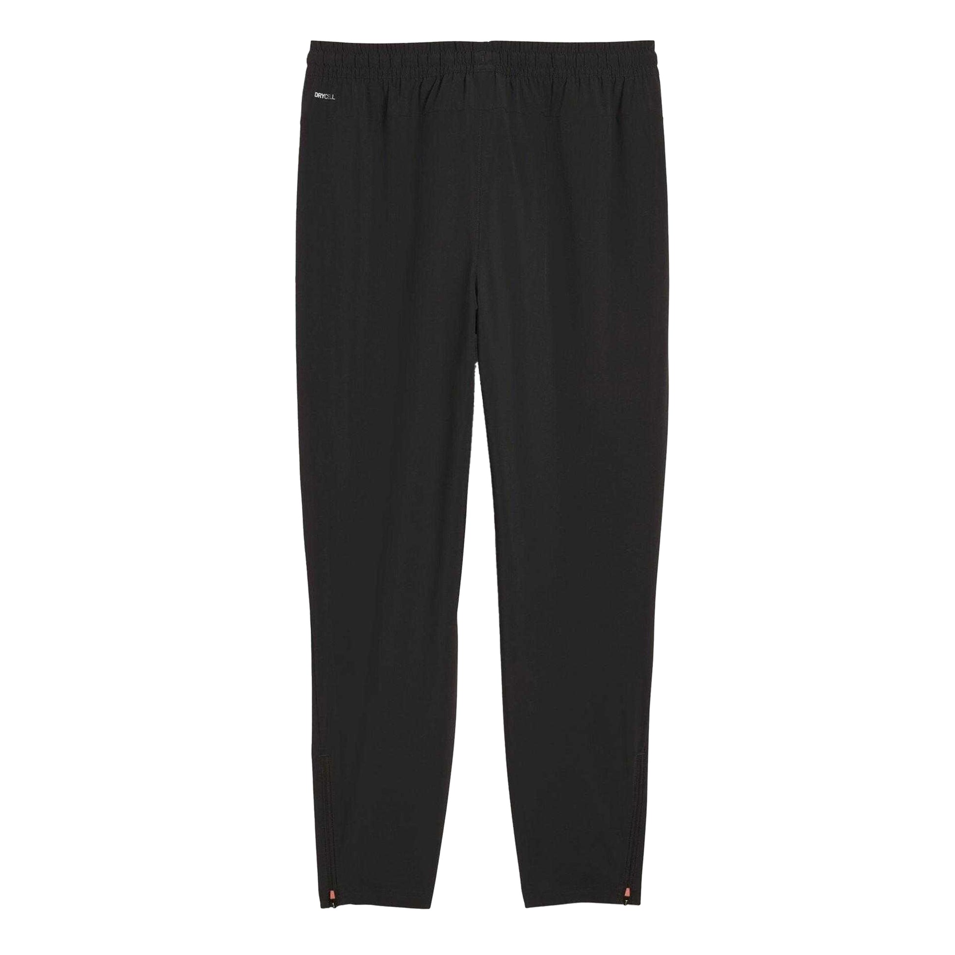 Black-Grey - Back - Puma Mens Flex Woven Joggers