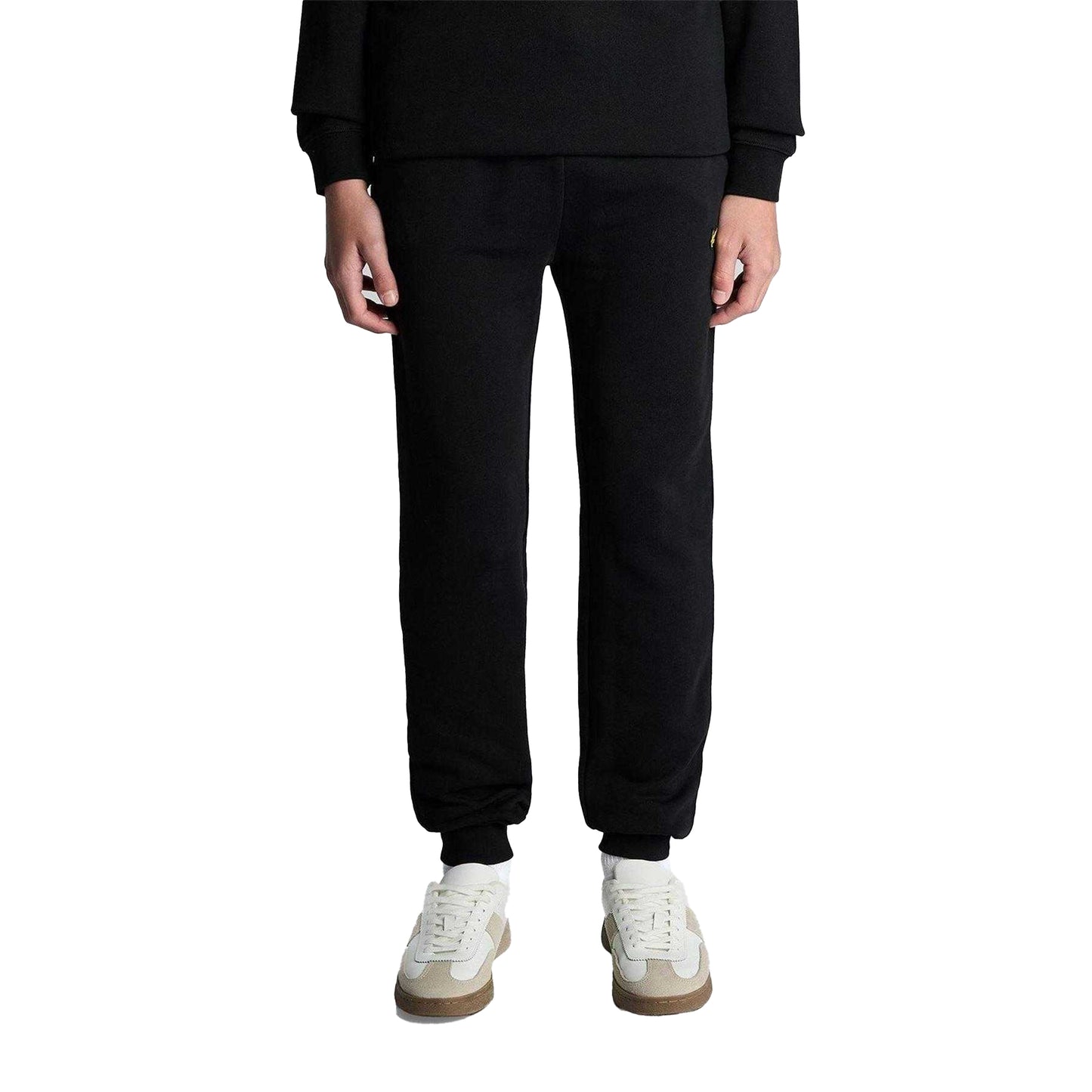 Black - Front - Lyle & Scott Childrens-Kids Fleece Joggers