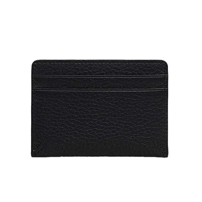 Black - Back - Radley Dukes Place Logo Leather Card Holder