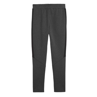 Dark Grey Heather - Back - Puma Mens Evostripe Core Fleece Tapered Joggers