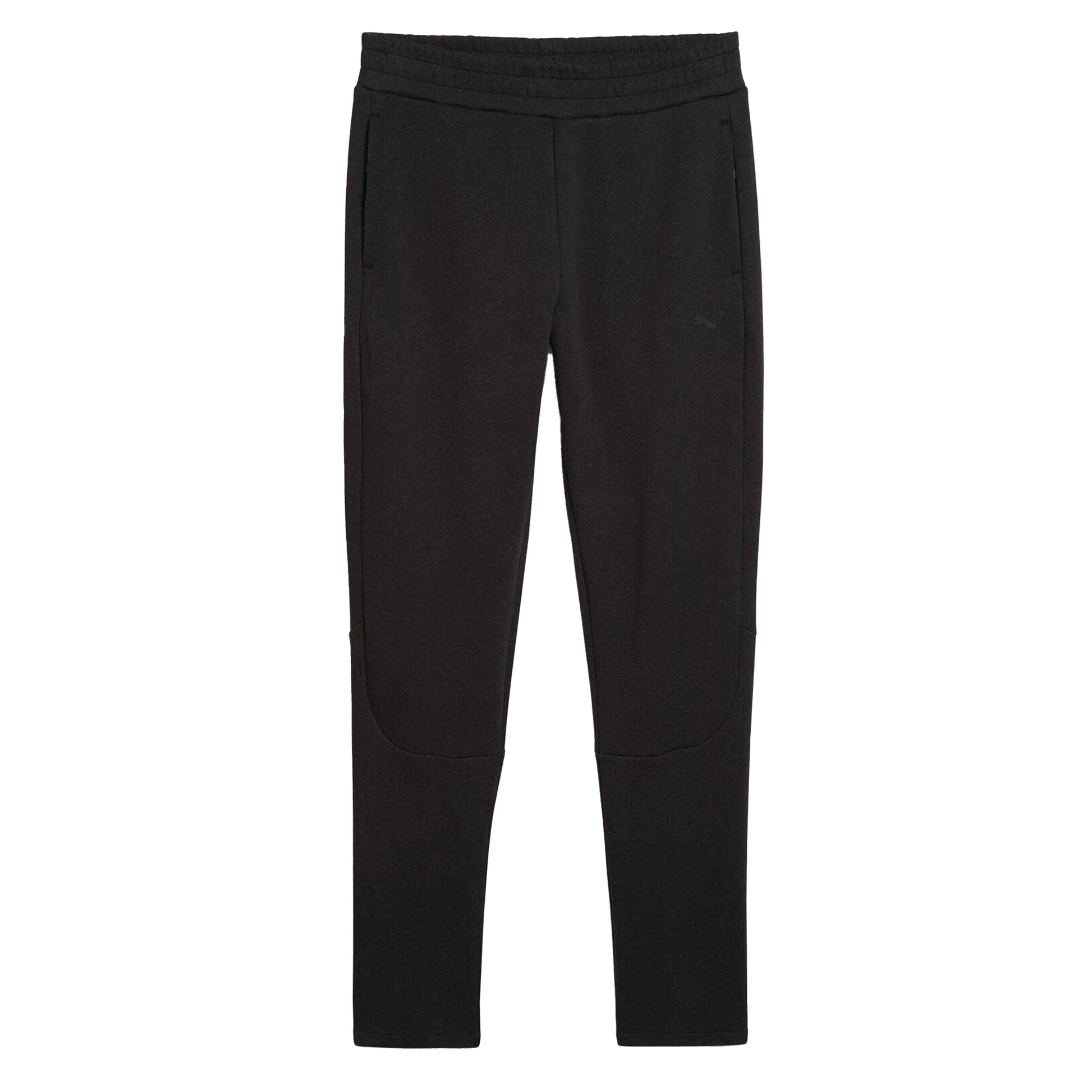 Puma Black - Front - Puma Mens Evostripe Core Fleece Tapered Joggers