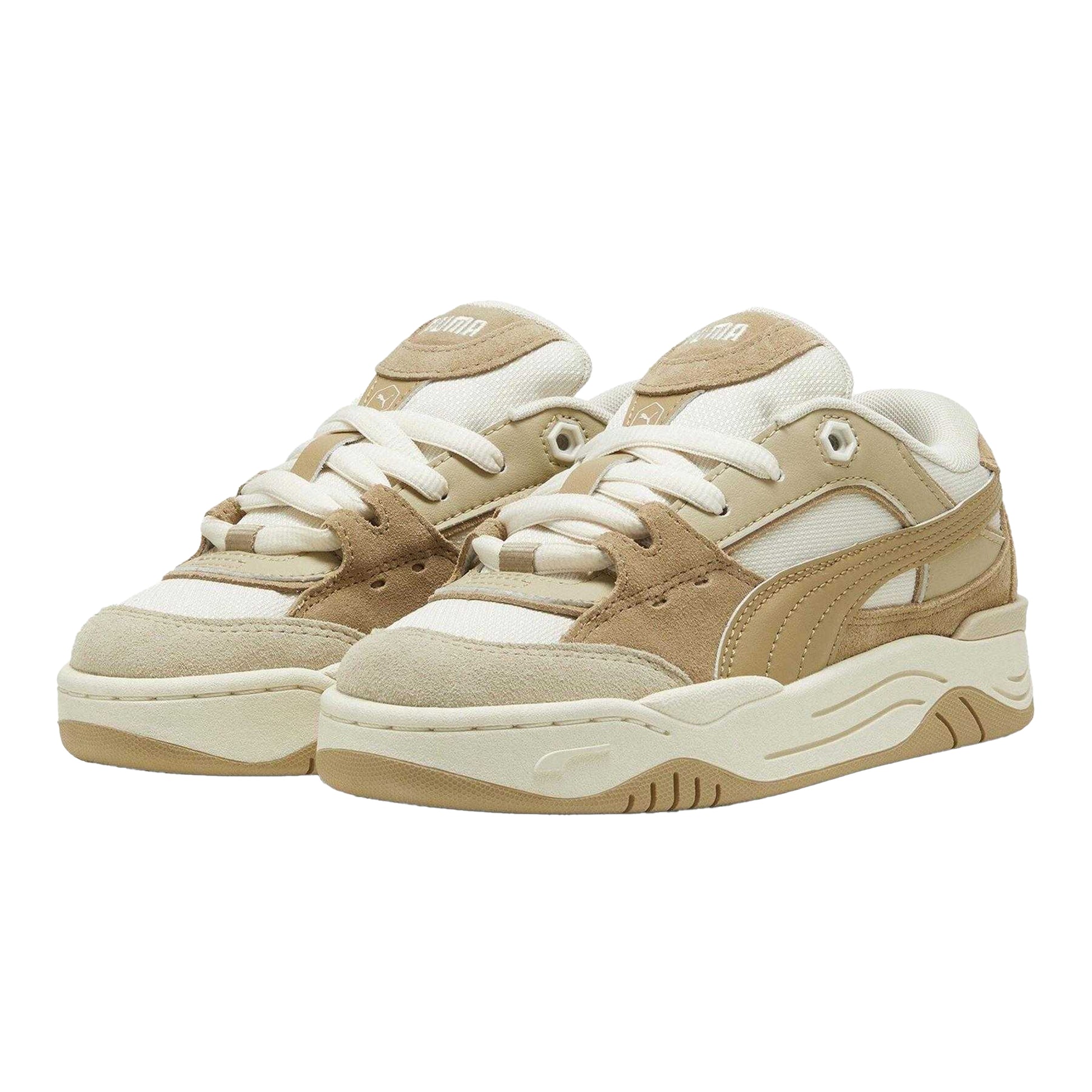 Tan - Close up - Puma Childrens-Kids Trainers
