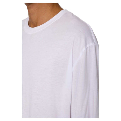 White - Side - J.Lindeberg Mens Alpha Jersey Crew Neck T-Shirt