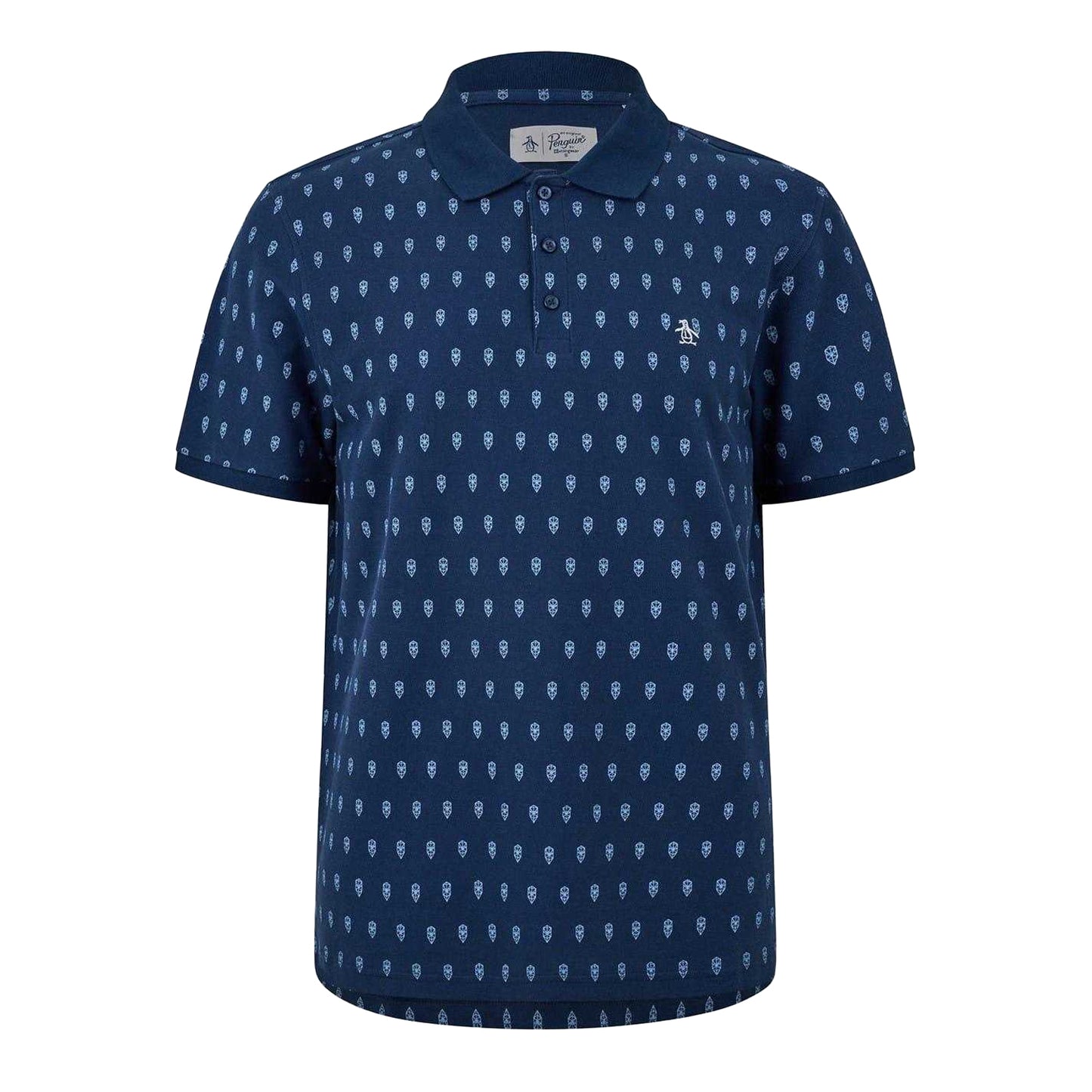 Yale Blue - Front - Original Penguin Mens Minimal Regular Polo Shirt