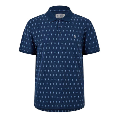 Yale Blue - Front - Original Penguin Mens Minimal Regular Polo Shirt