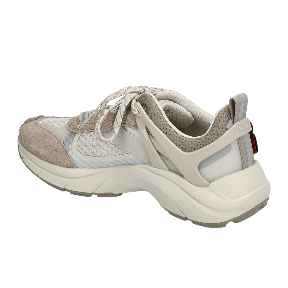 Medium Beige - Back - Hugo Womens-Ladies Low Trainers