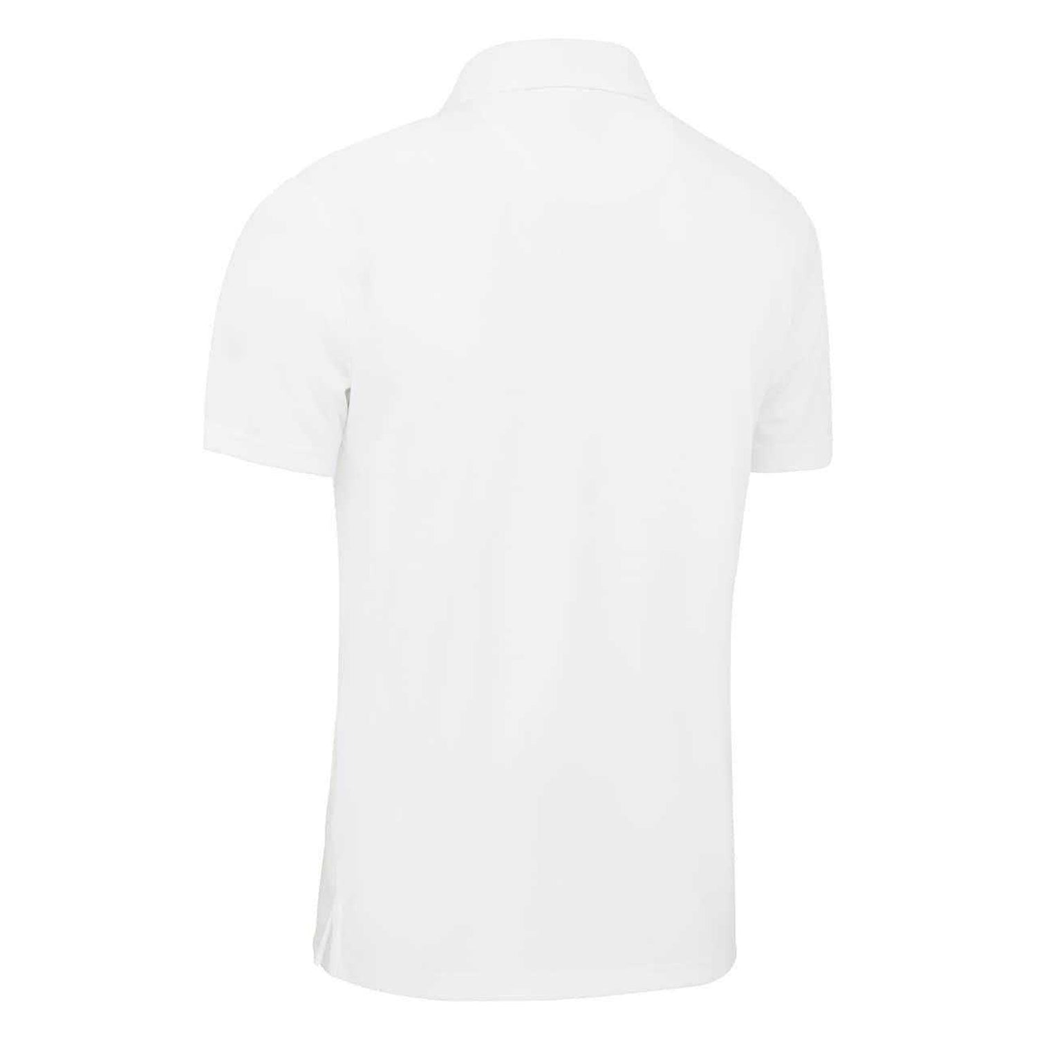 Bright White - Back - Callaway Mens Regular Short-Sleeved Golf Polo Shirt