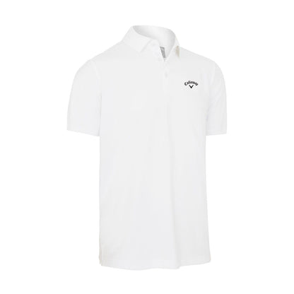 Bright White - Front - Callaway Mens Regular Short-Sleeved Golf Polo Shirt