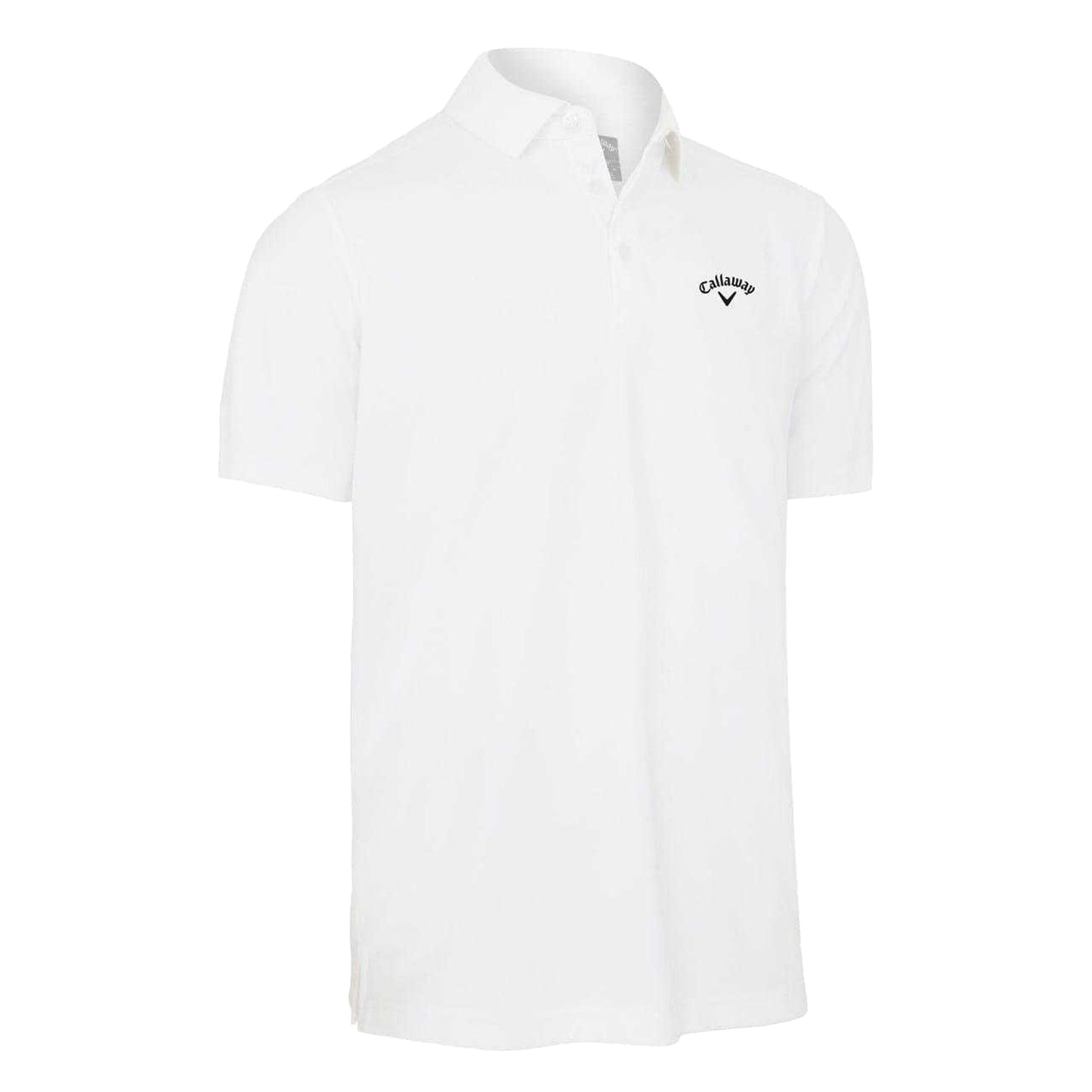 Bright White - Front - Callaway Mens Regular Short-Sleeved Golf Polo Shirt