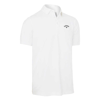 Bright White - Front - Callaway Mens Regular Short-Sleeved Golf Polo Shirt