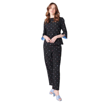 Polka Dot - Lifestyle - Biba Womens-Ladies Polka Dot Cuffed Blouse