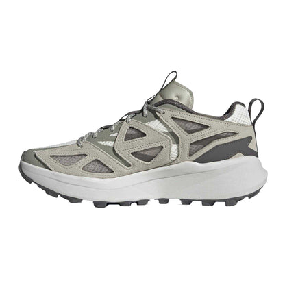 Charcoal-White - Side - Adidas Mens Kantai Trail Leather Shoes