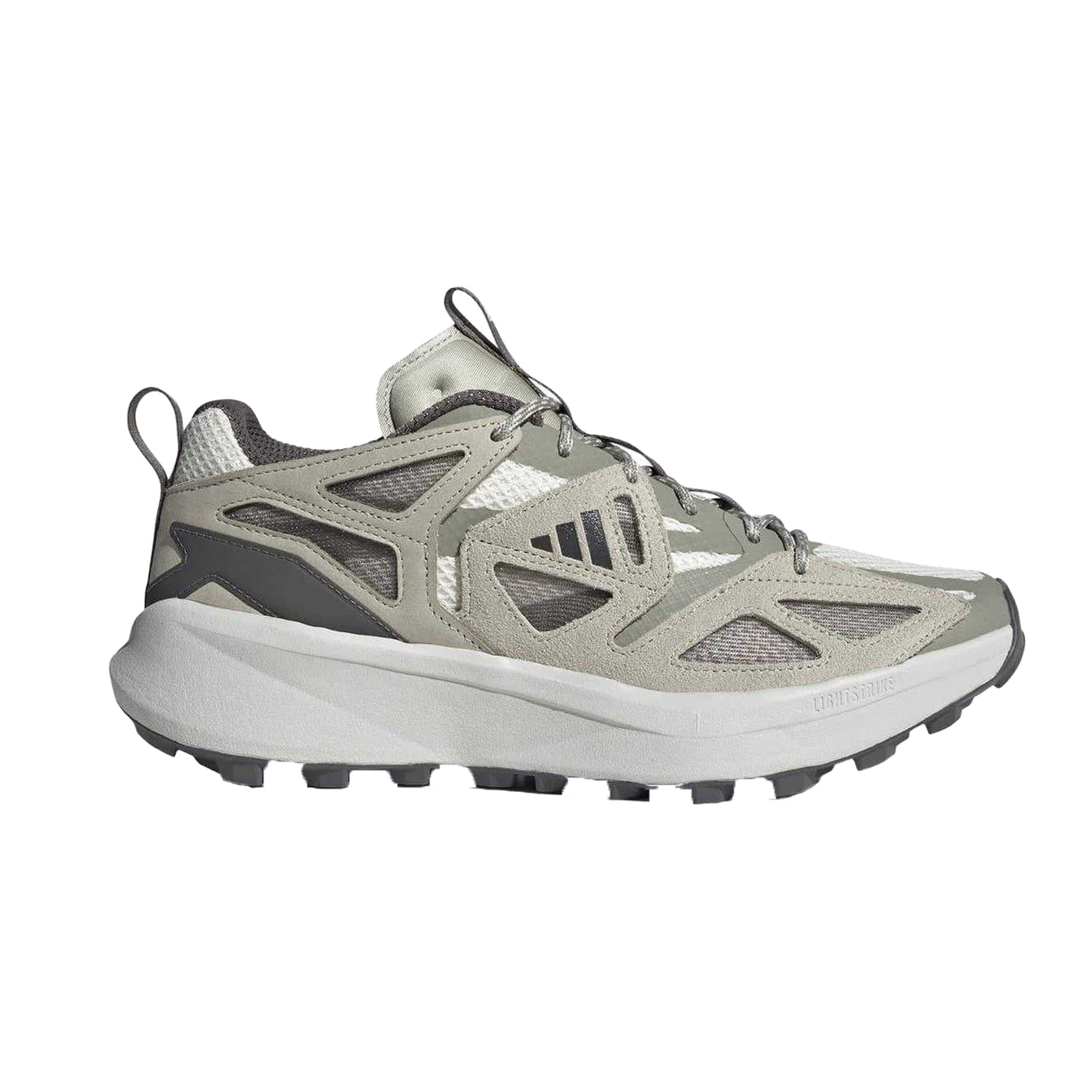 Charcoal-White - Lifestyle - Adidas Mens Kantai Trail Leather Shoes