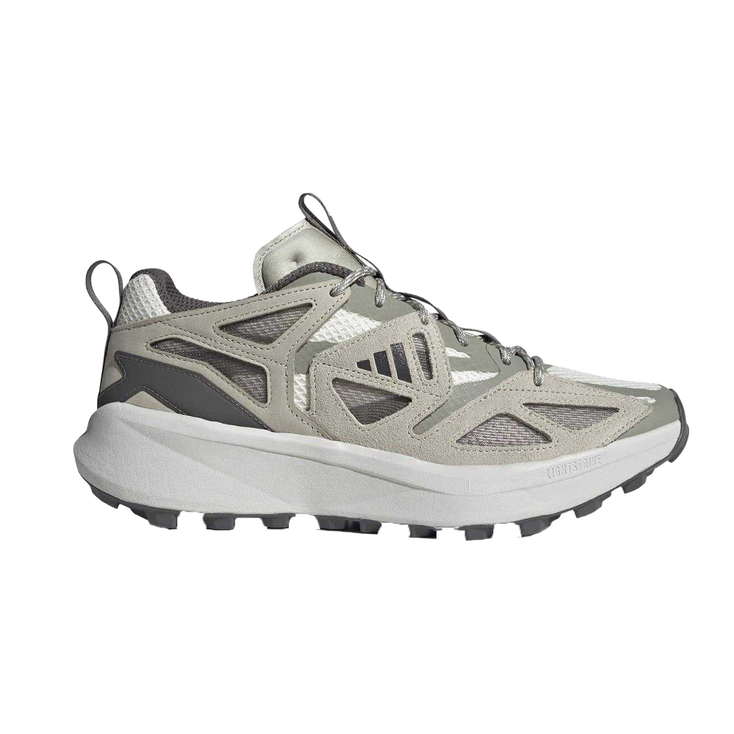 Charcoal-White - Lifestyle - Adidas Mens Kantai Trail Leather Shoes