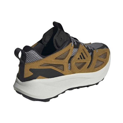 Bronze-Grey - Side - Adidas Mens Kantai Trail Leather Shoes