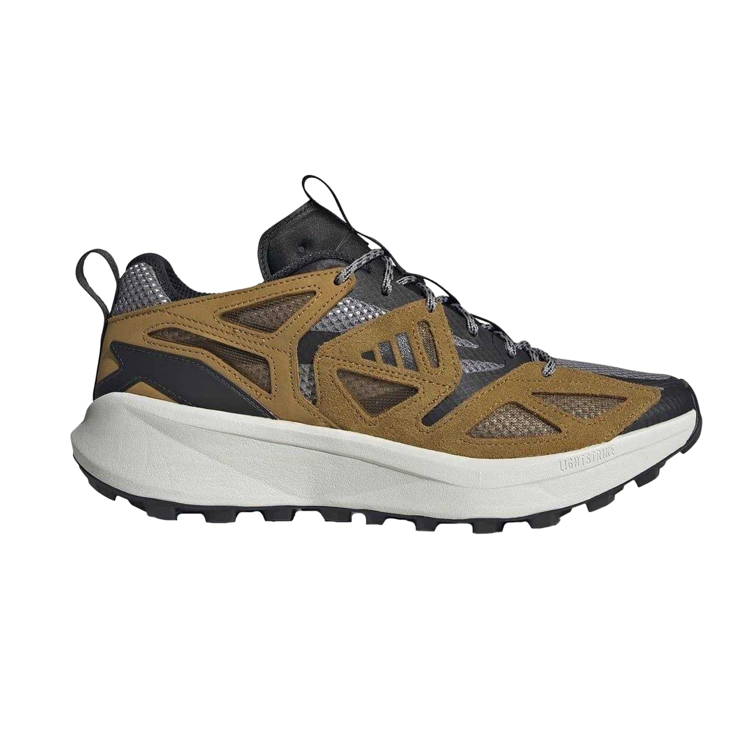 Bronze-Grey - Pack Shot - Adidas Mens Kantai Trail Leather Shoes