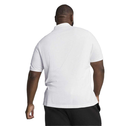 White - Back - Puma Mens Logo Pique Classic Polo Shirt