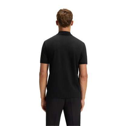 Black - Back - Boss Mens Logo Regular Polo Shirt