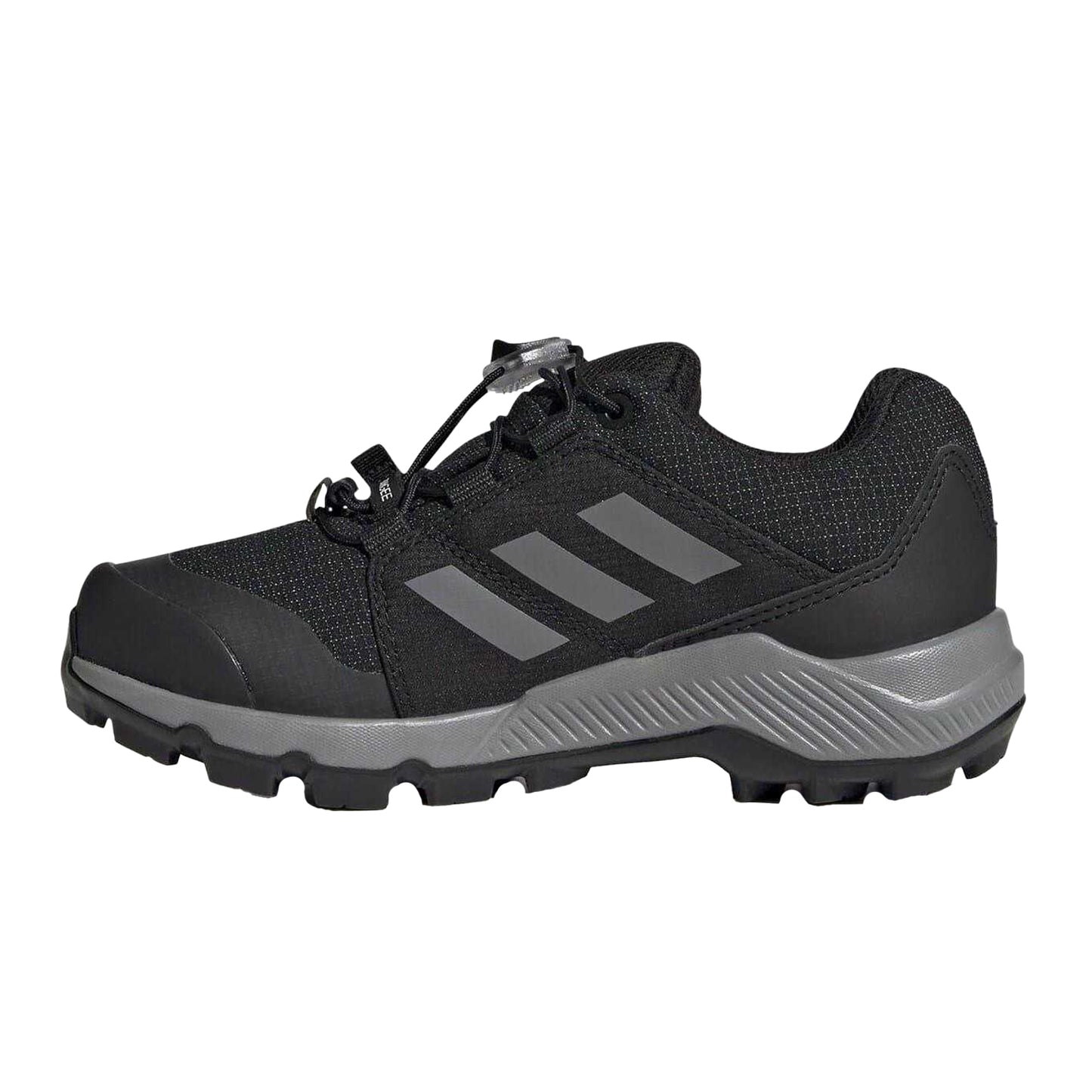Black - Side - Adidas Childrens-Kids Terrex GORE-TEX Hiking Shoes