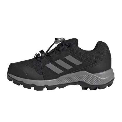 Black - Side - Adidas Childrens-Kids Terrex GORE-TEX Hiking Shoes